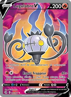Carte Lugulabre V de l'extension Poing de Fusion, numéro 247/264
