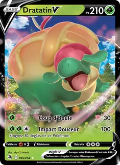 Carte Dratatin V de l'extension Poing de Fusion, numéro 26/264
