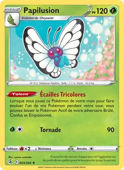 Carte Papilusion de l'extension Poing de Fusion, numéro 3/264
