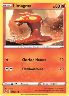 Carte Limagma de l'extension Poing de Fusion, numéro 34/264