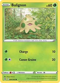 Carte Balignon de l'extension Poing de Fusion, numéro 4/264
