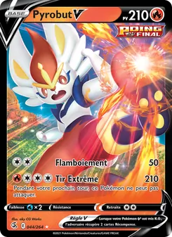 Carte Pyrobut V de l'extension Poing de Fusion, numéro 44/264