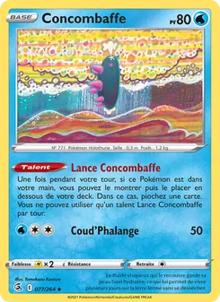 Carte Concombaffe de l'extension Poing de Fusion, numéro 77/264