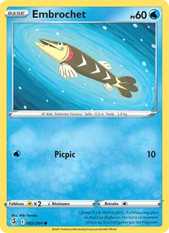 Carte Embrochet de l'extension Poing de Fusion, numéro 82/264