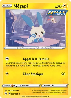 Carte Négapi de l'extension Poing de Fusion, numéro 90/264