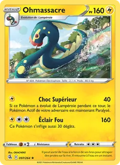 Carte Ohmassacre de l'extension Poing de Fusion, numéro 97/264