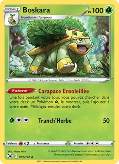 Carte Boskara de l'extension Stars Étincelantes, numéro 007/172
