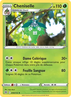 Carte Cheniselle de l'extension Stars Étincelantes, numéro 010/172