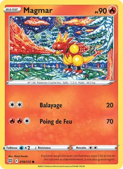 Carte Magmar de l'extension Stars Étincelantes, numéro 019/172