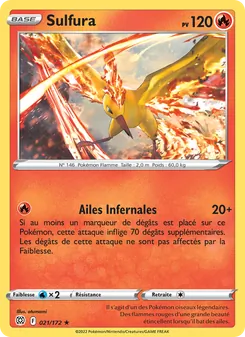 Carte Sulfura de l'extension Stars Étincelantes, numéro 021/172
