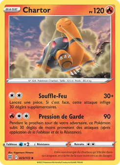 Carte Chartor de l'extension Stars Étincelantes, numéro 023/172