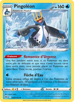 Carte Pingoléon de l'extension Stars Étincelantes, numéro 037/172