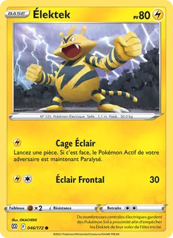 Carte Élektek de l'extension Stars Étincelantes, numéro 046/172