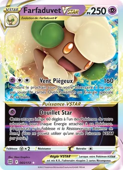 Carte Farfaduvet VSTAR de l'extension Stars Étincelantes, numéro 065/172