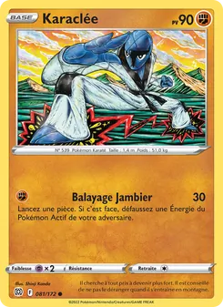 Carte Karaclée de l'extension Stars Étincelantes, numéro 081/172