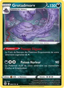 Carte Grotadmorv de l'extension Stars Étincelantes, numéro 085/172