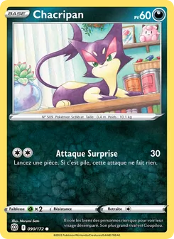 Carte Chacripan de l'extension Stars Étincelantes, numéro 090/172