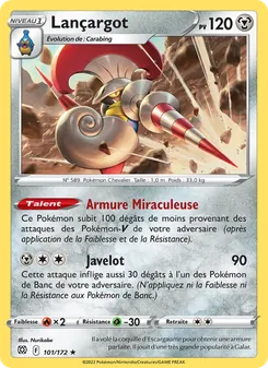 Carte Lançargot de l'extension Stars Étincelantes, numéro 101/172