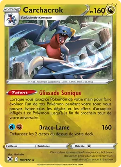 Carte Carchacrok de l'extension Stars Étincelantes, numéro 109/172