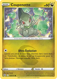Carte Coupenotte de l'extension Stars Étincelantes, numéro 110/172