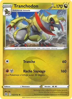 Carte Tranchodon de l'extension Stars Étincelantes, numéro 112/172