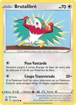 Carte Brutalibré de l'extension Stars Étincelantes, numéro 127/172