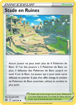 Carte Stade en Ruines de l'extension Stars Étincelantes, numéro 137/172