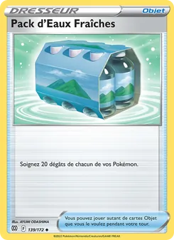 Carte Pack d'Eaux Fraîches de l'extension Stars Étincelantes, numéro 139/172