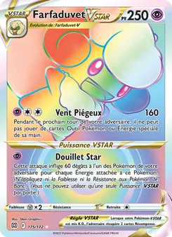 Carte Farfaduvet VSTAR de l'extension Stars Étincelantes, numéro 175/172