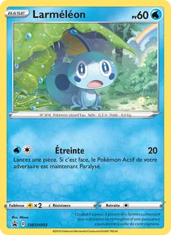 Carte Larméléon de l'extension Promo SWSH, numéro SWSH003/307