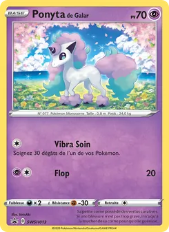 Carte Ponyta de Galar de l'extension Promo SWSH, numéro SWSH013/307