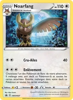 Carte Noarfang de l'extension Promo SWSH, numéro SWSH027/307