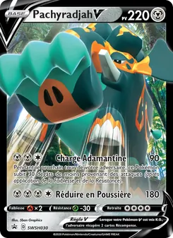Carte Pachyradjah V de l'extension Promo SWSH, numéro SWSH030/307