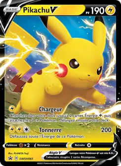 Carte Pikachu V de l'extension Promo SWSH, numéro SWSH061/307
