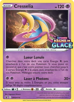 Carte Cresselia de l'extension Promo SWSH, numéro SWSH114/307