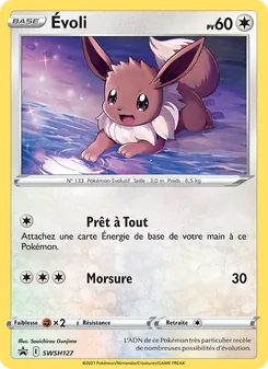 Carte Évoli de l'extension Promo SWSH, numéro SWSH127/307