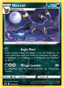 Carte Noctali de l'extension Promo SWSH, numéro SWSH129/307