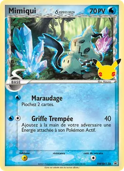 Carte Mimiqui de l'extension Promo SWSH, numéro SWSH136/307