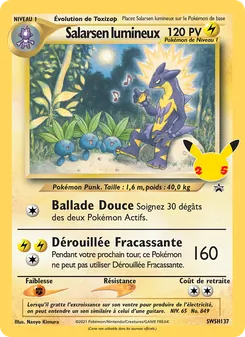 Carte Salarsen lumineux de l'extension Promo SWSH, numéro SWSH137/307