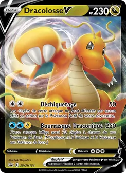 Carte Dracolosse V de l'extension Promo SWSH, numéro SWSH154/307
