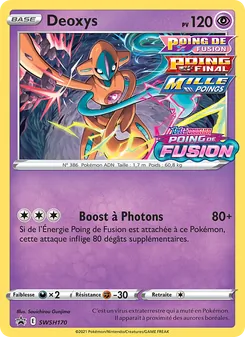 Carte Deoxys de l'extension Promo SWSH, numéro SWSH170/307