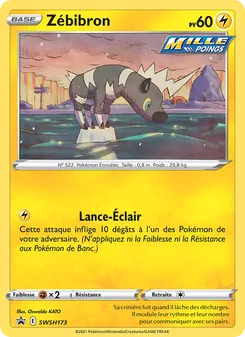 Carte Zébibron de l'extension Promo SWSH, numéro SWSH173/307