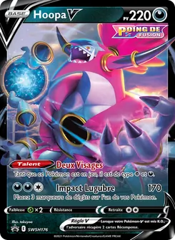 Carte Hoopa V de l'extension Promo SWSH, numéro SWSH176/307