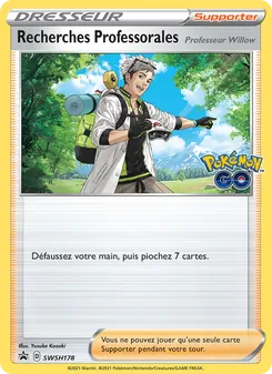 Carte Recherches Professorales de l'extension Promo SWSH, numéro SWSH178/307