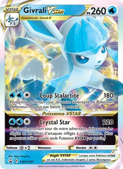 Carte Givrali VSTAR de l'extension Promo SWSH, numéro SWSH197/307