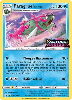 Carte Paragruel de Hisui de l'extension Promo SWSH, numéro SWSH205/307