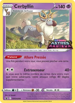 Carte Cerbyllin de l'extension Promo SWSH, numéro SWSH206/307
