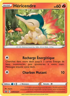 Carte Héricendre de l'extension Promo SWSH, numéro SWSH221/307