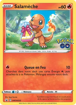 Carte Salamèche de l'extension Promo SWSH, numéro SWSH232/307