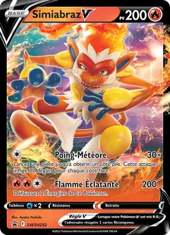 Carte Simiabraz V de l'extension Promo SWSH, numéro SWSH252/307